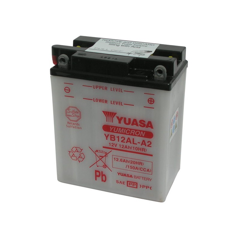 BATTERIA YUASA YB12AL A2 12V 12AH